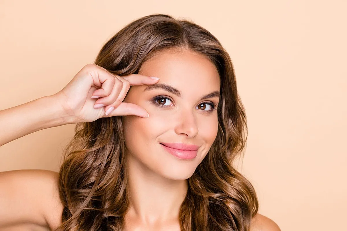 Eyelid Lift Patient Smiling