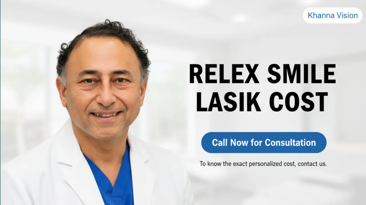 ReLEx SMILE cost explained by Khanna Vision Institute