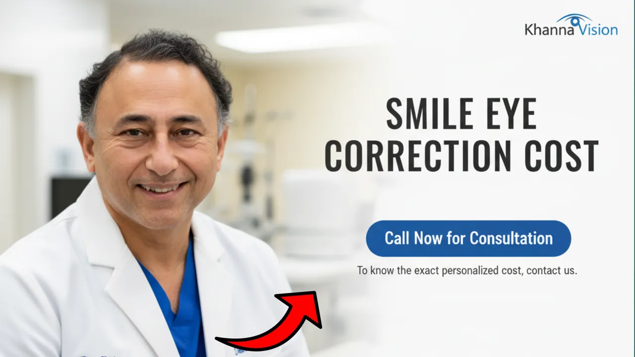 SMILE eye correction candidacy and recovery at Khanna Vision Institute