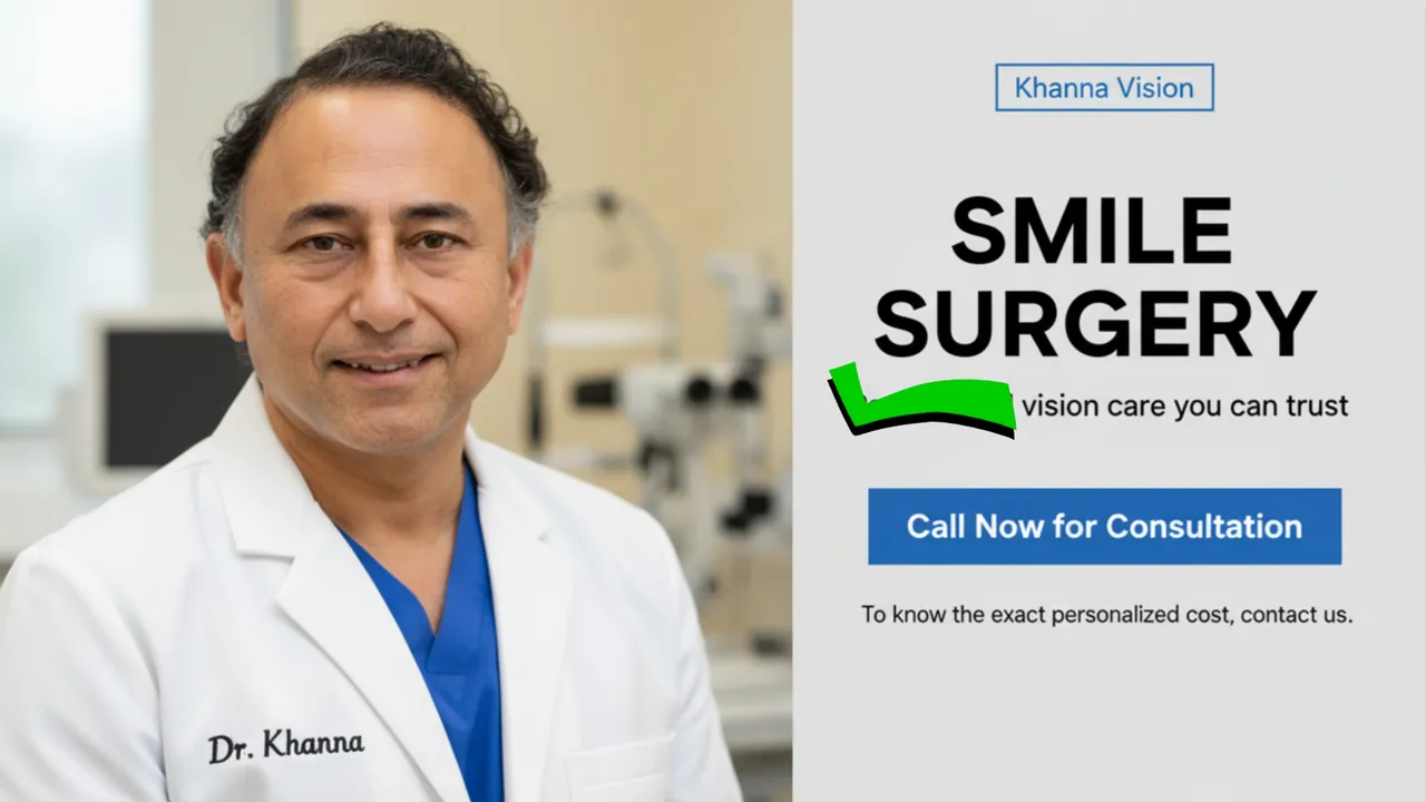 SMILE surgery comfort and outcomes at Khanna Vision Institute